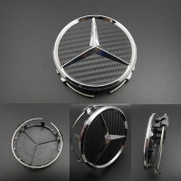 Coprimozzo centroruota borchie tappi cerchi ruote Mercedes AMG CARBON BLACK